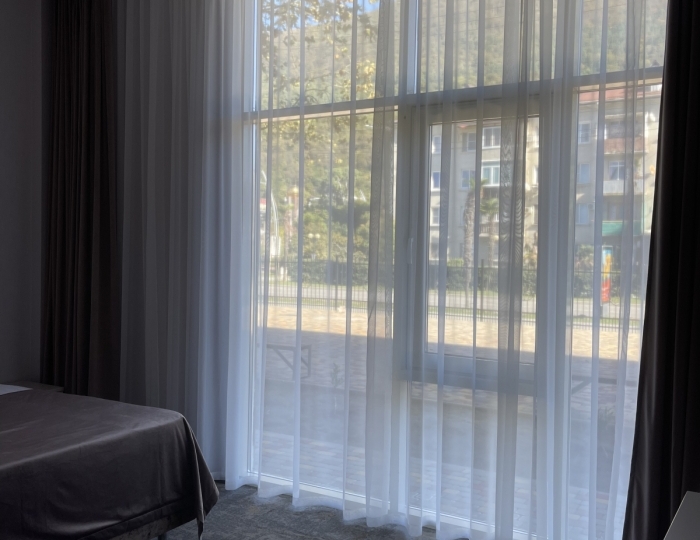 Семейный 4-местный 2-комнатный семейный (коннект) вид на горы - Отель Malibu / Малибу Гагра